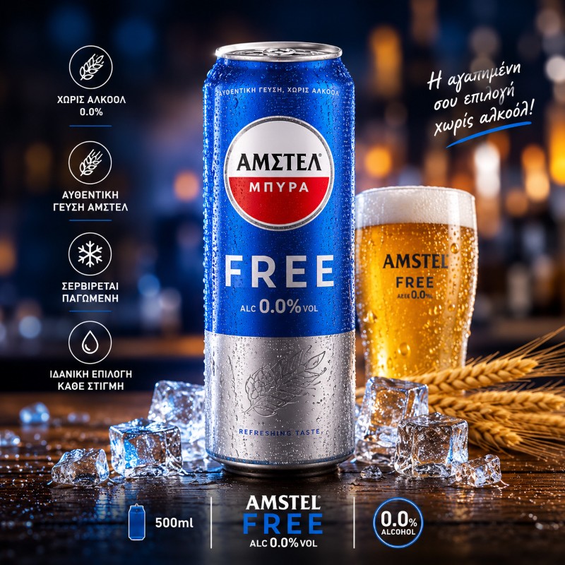 AMSTEL FREE 0.0% 500ml