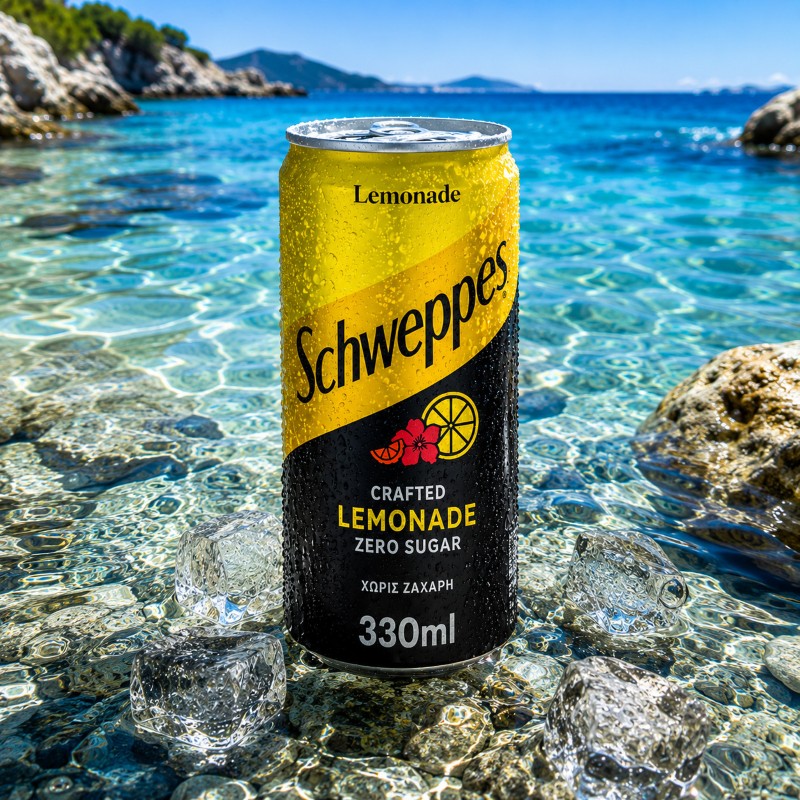SCHWEPPES CRAFTED LEMONADE ZERO SUGAR 330ml